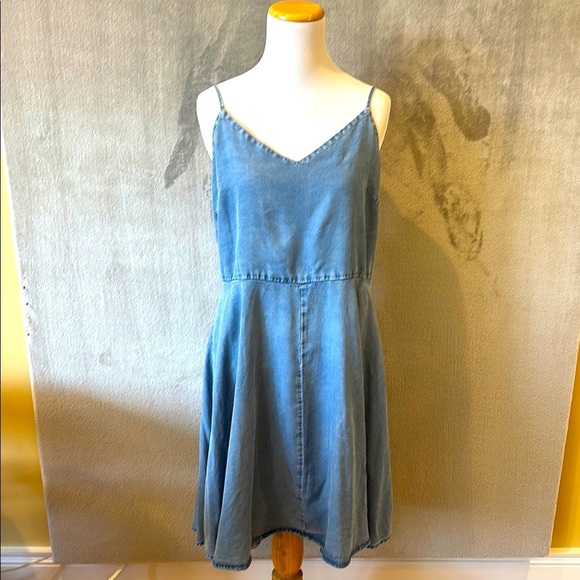GAP Dresses & Skirts - Gap Sz L Lyocell Sundress Classic Y2K 90’s Coastal Beach Western Festival